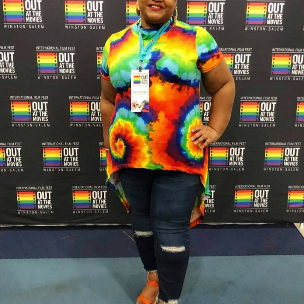 PRIDE Tie Dye High Low